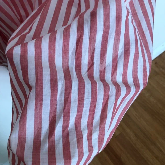 Kenzo Cotton Striped Swing Blouse - Picture 4 of 6